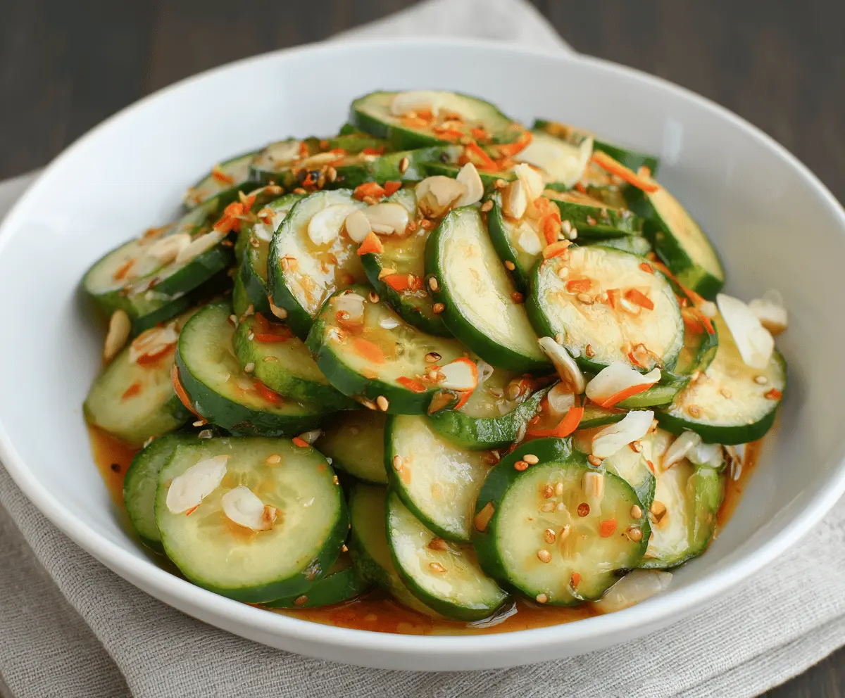 Easy California Roll Cucumber Salad Recipe