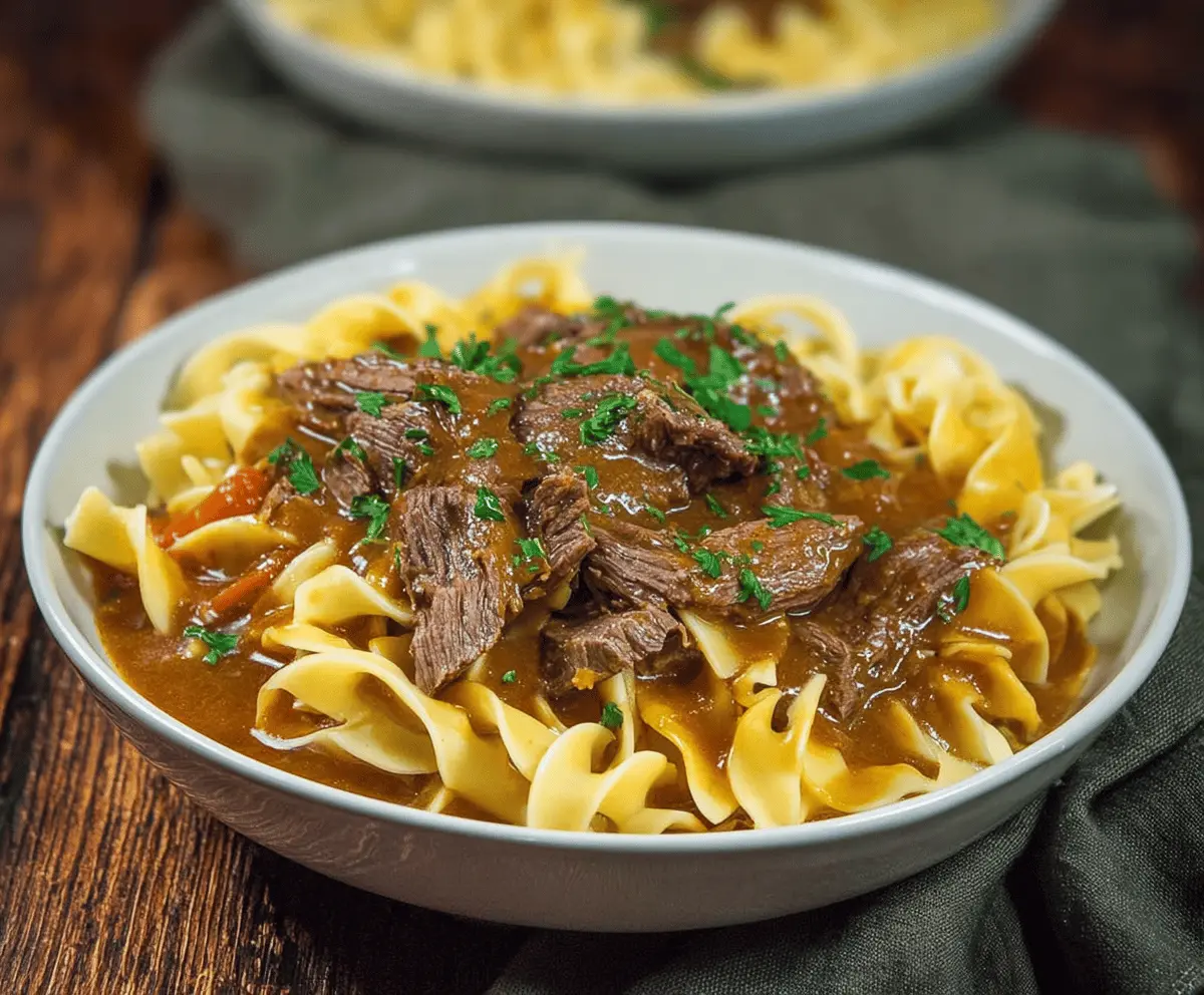 Grandma's Classic Beef and Noodles Recipe