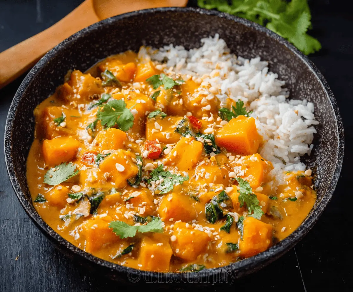 Easy Thai Butternut Squash Curry Recipe