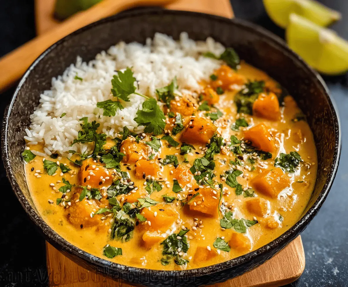 Easy Thai Butternut Squash Curry Recipe