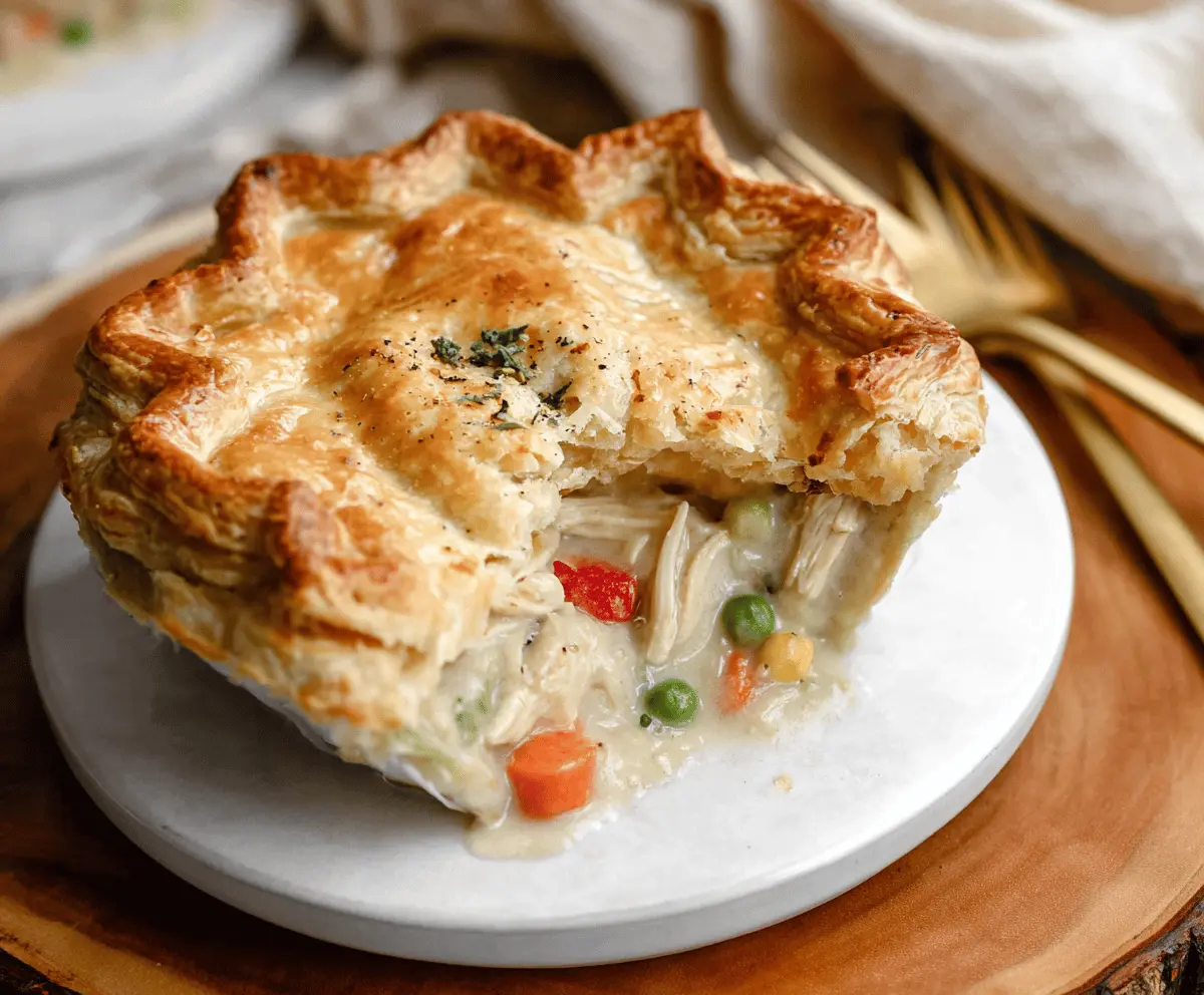 Easy Homemade Chicken Pot Pie Recipe