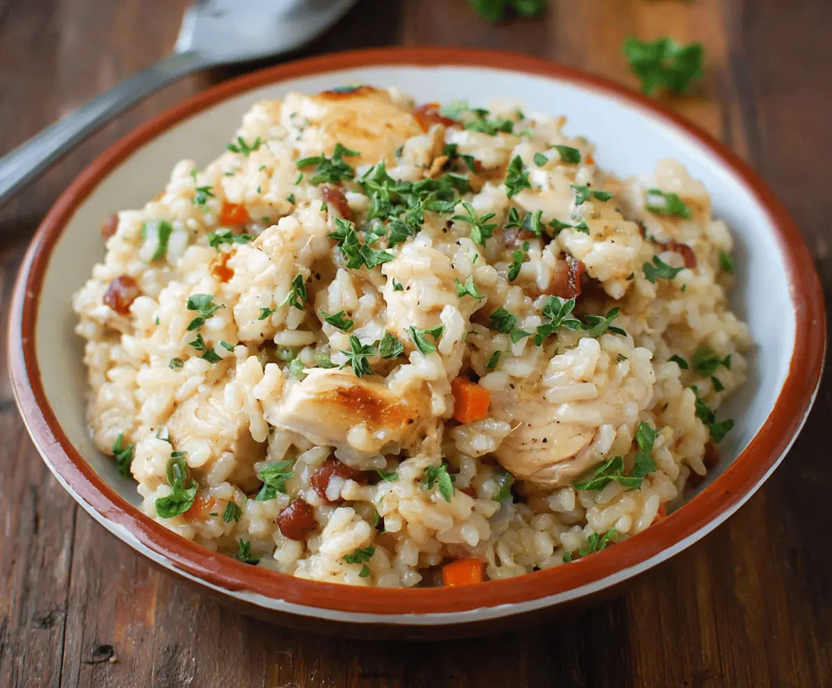 Easy Crock Pot Chicken and Rice Recipe