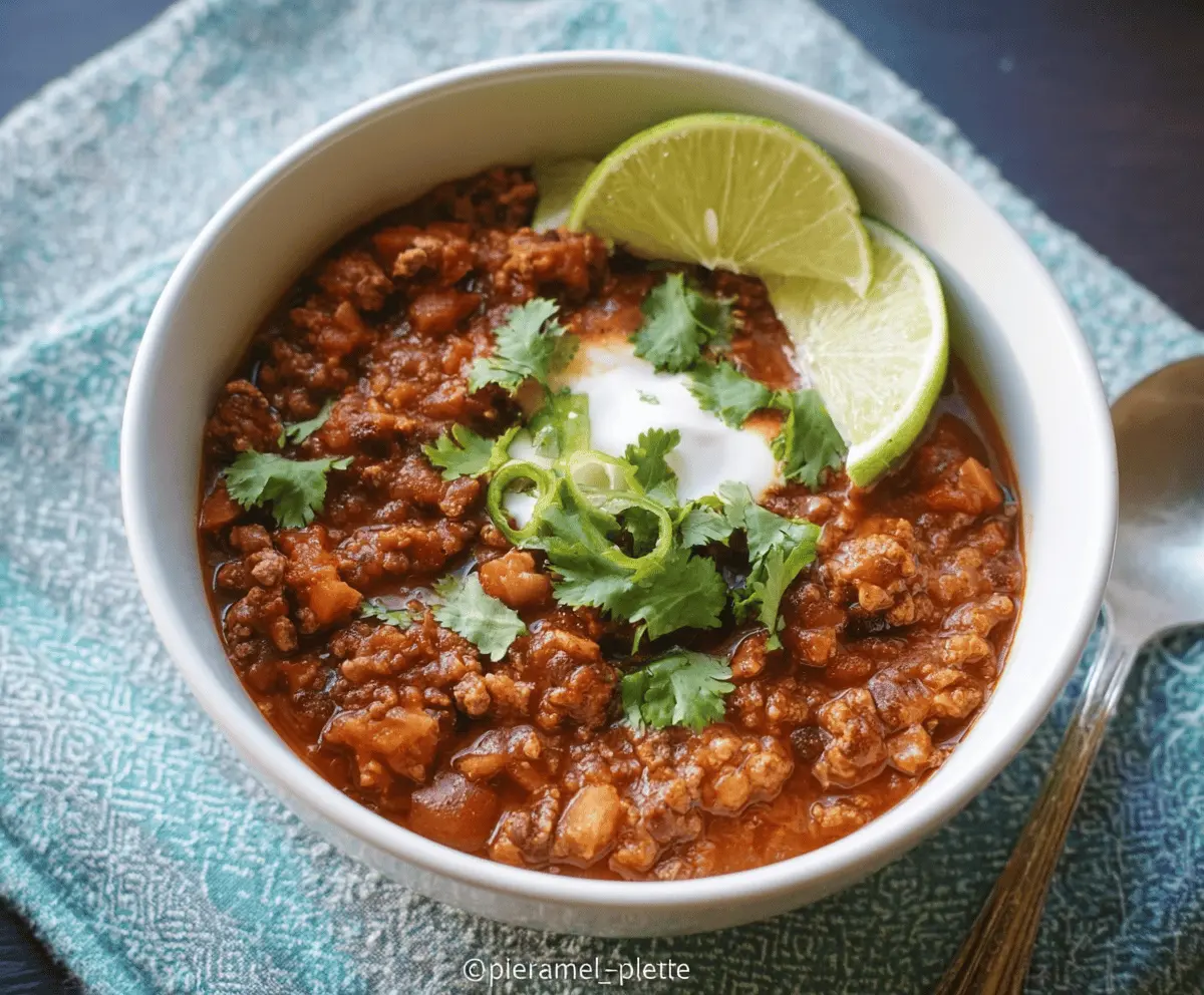 Easy Weeknight Chili