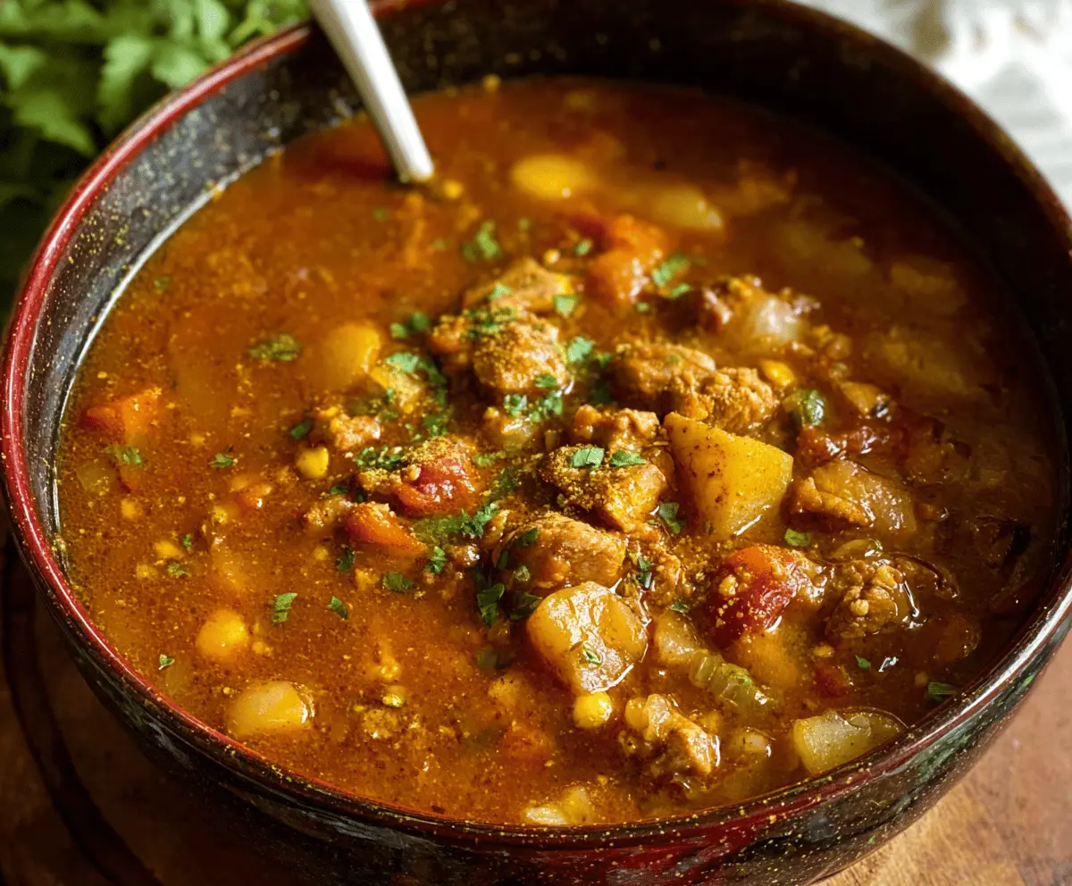 Green Chili Stew with Pork