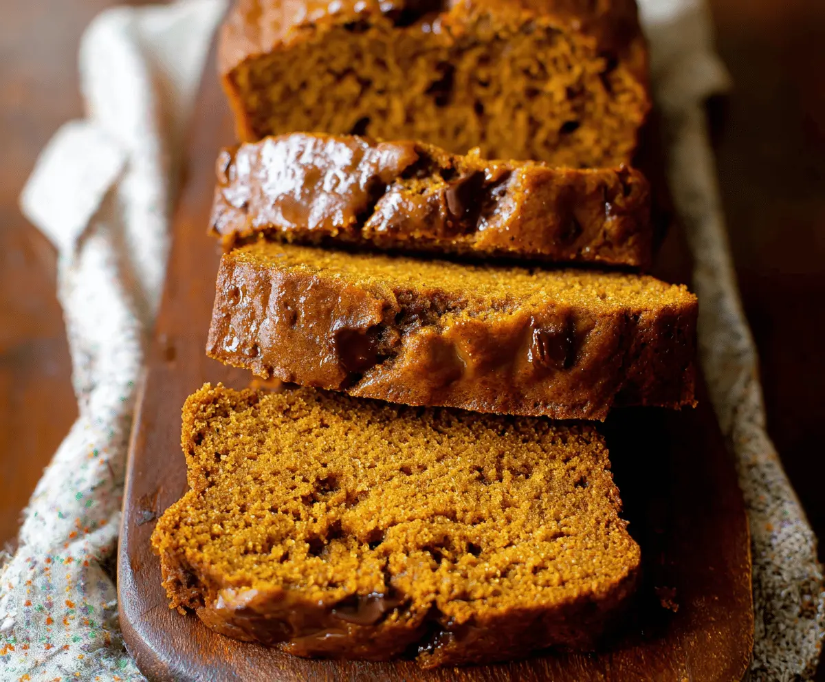 Sweet Pumpkin Spice Bread