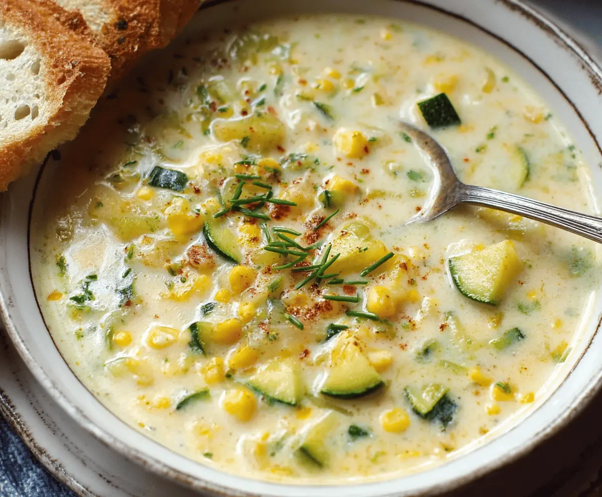 Zucchini Corn Chowder