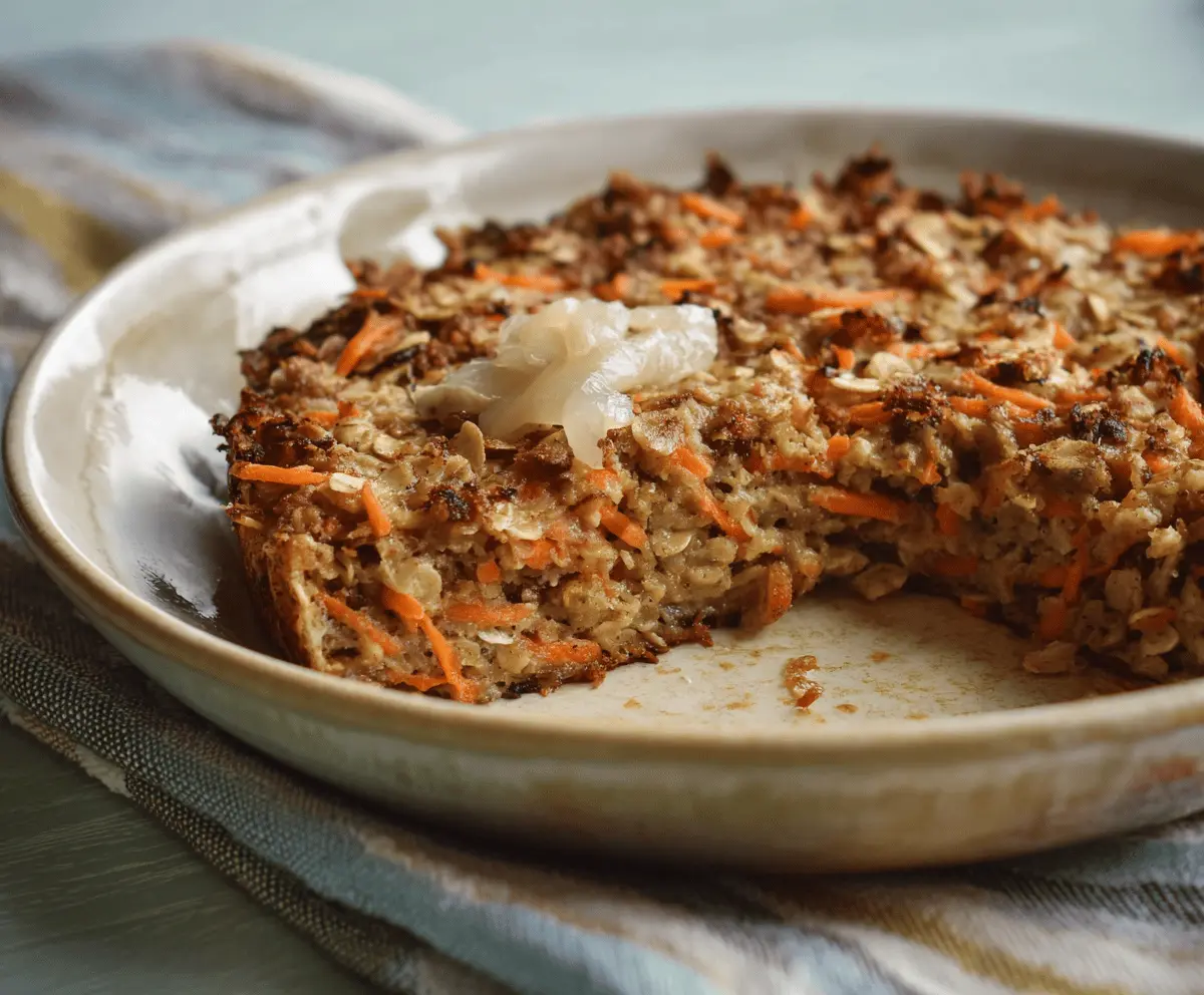 Carrot Cake Baked Oatmeal