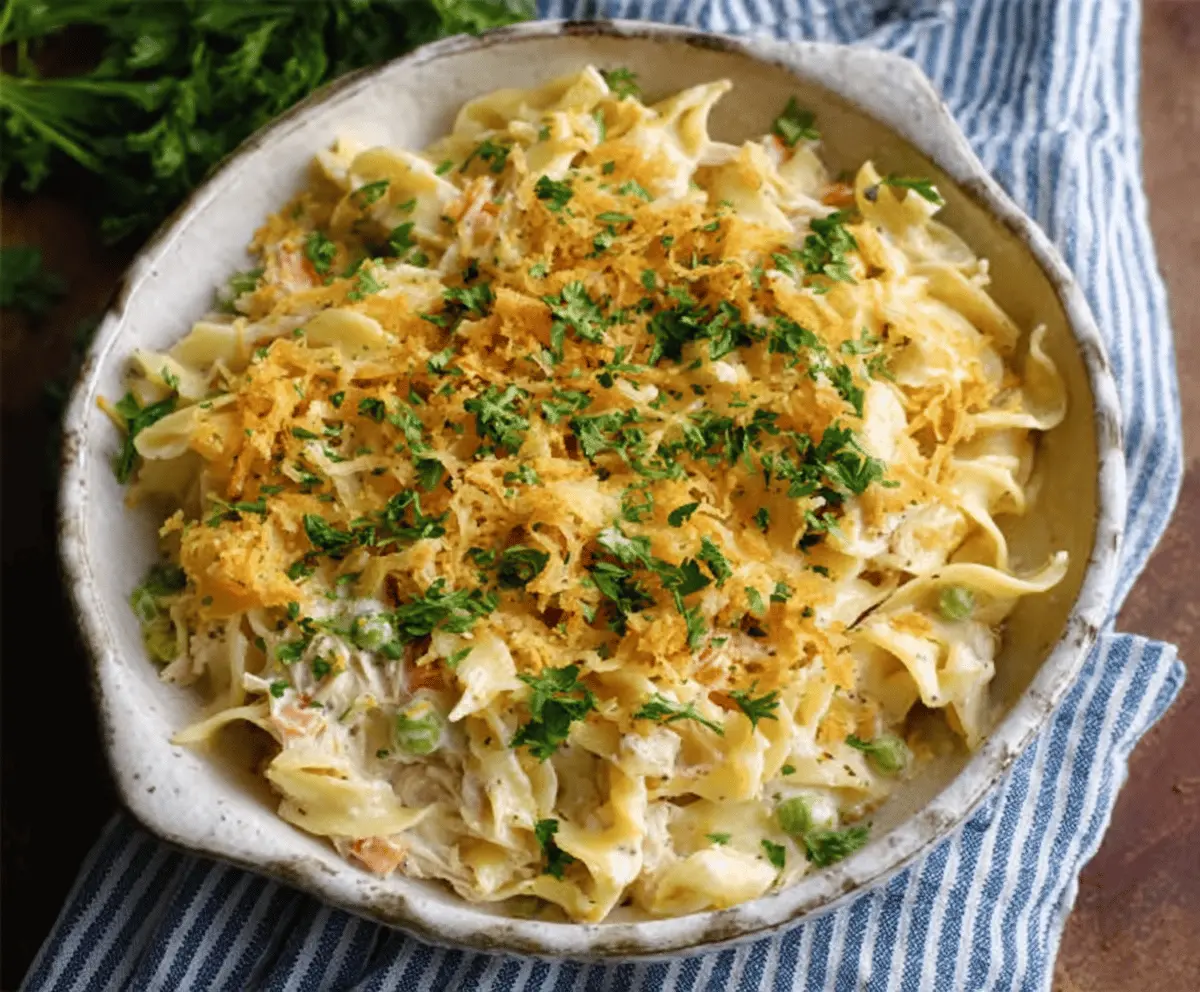 Classic Chicken Noodle Casserole