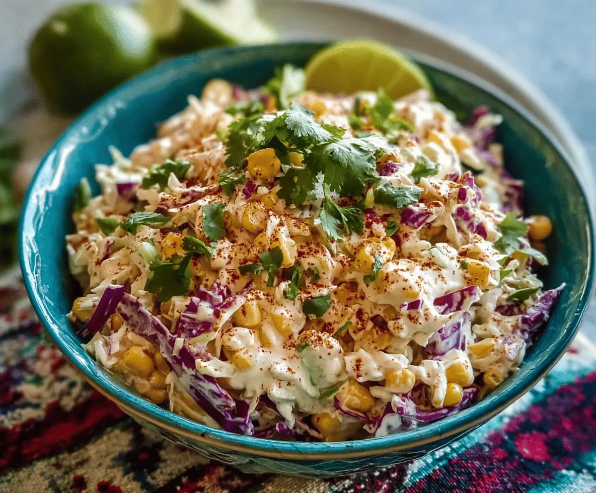 Mexican Corn Coleslaw