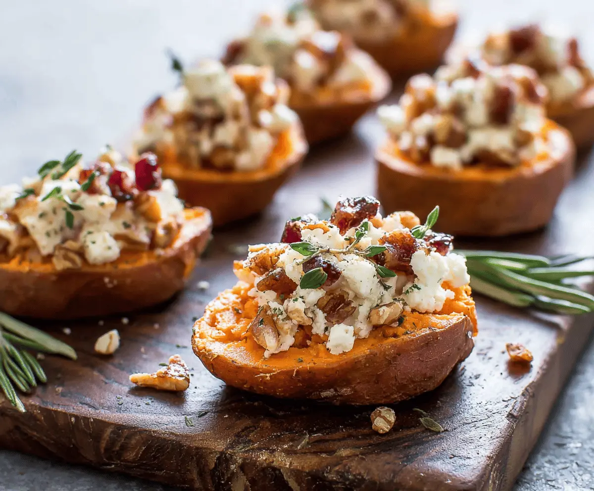 Sweet Potato Goat Cheese