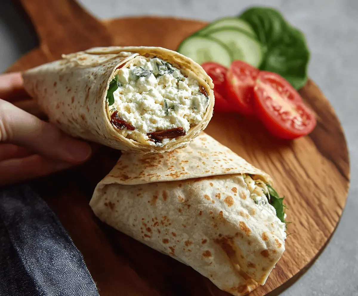 Two-Ingredient Cottage Cheese Wraps