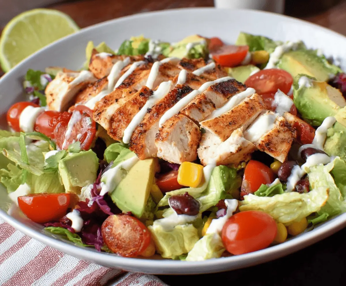 Zesty Southwest Chicken Salad