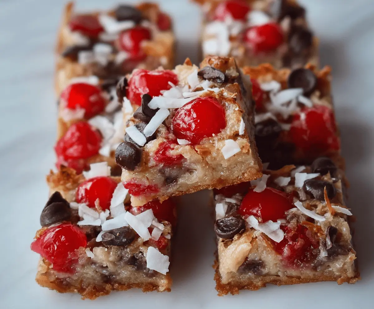 Cherry Magic Cookie Bars