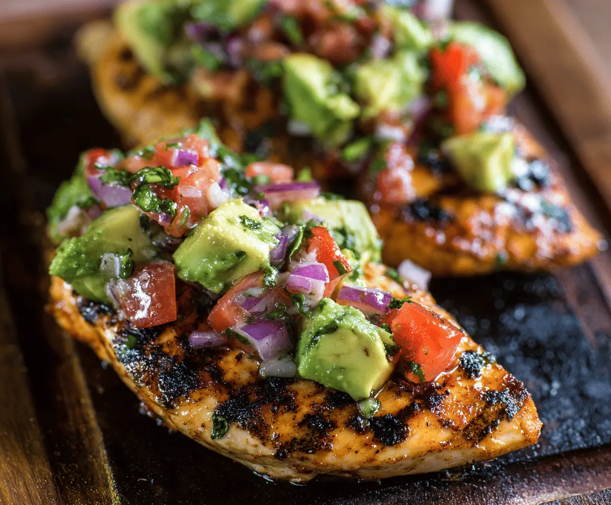 Grilled Avocado Chicken