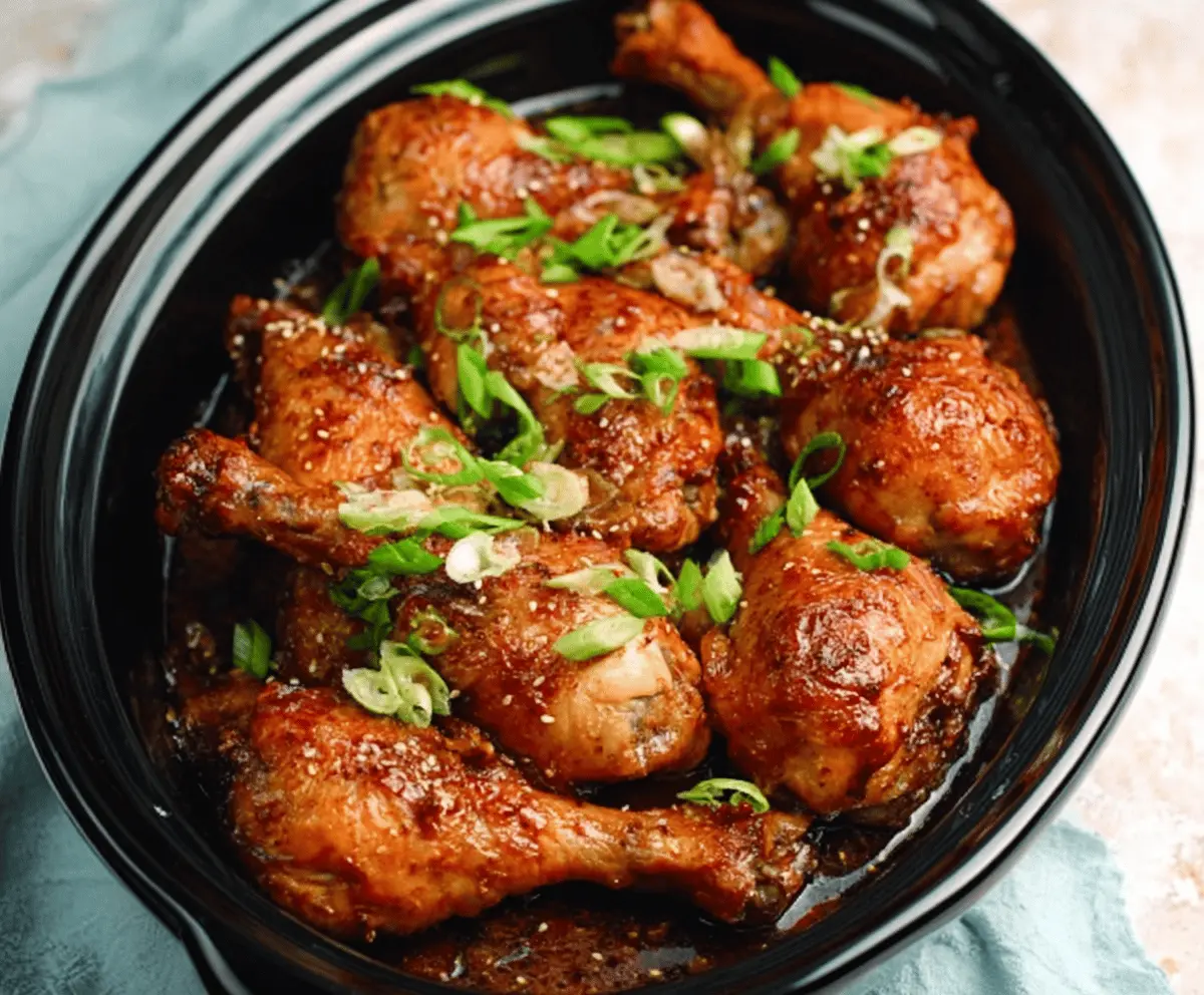 Slow Cooker Asian Chicken Drumsticks
