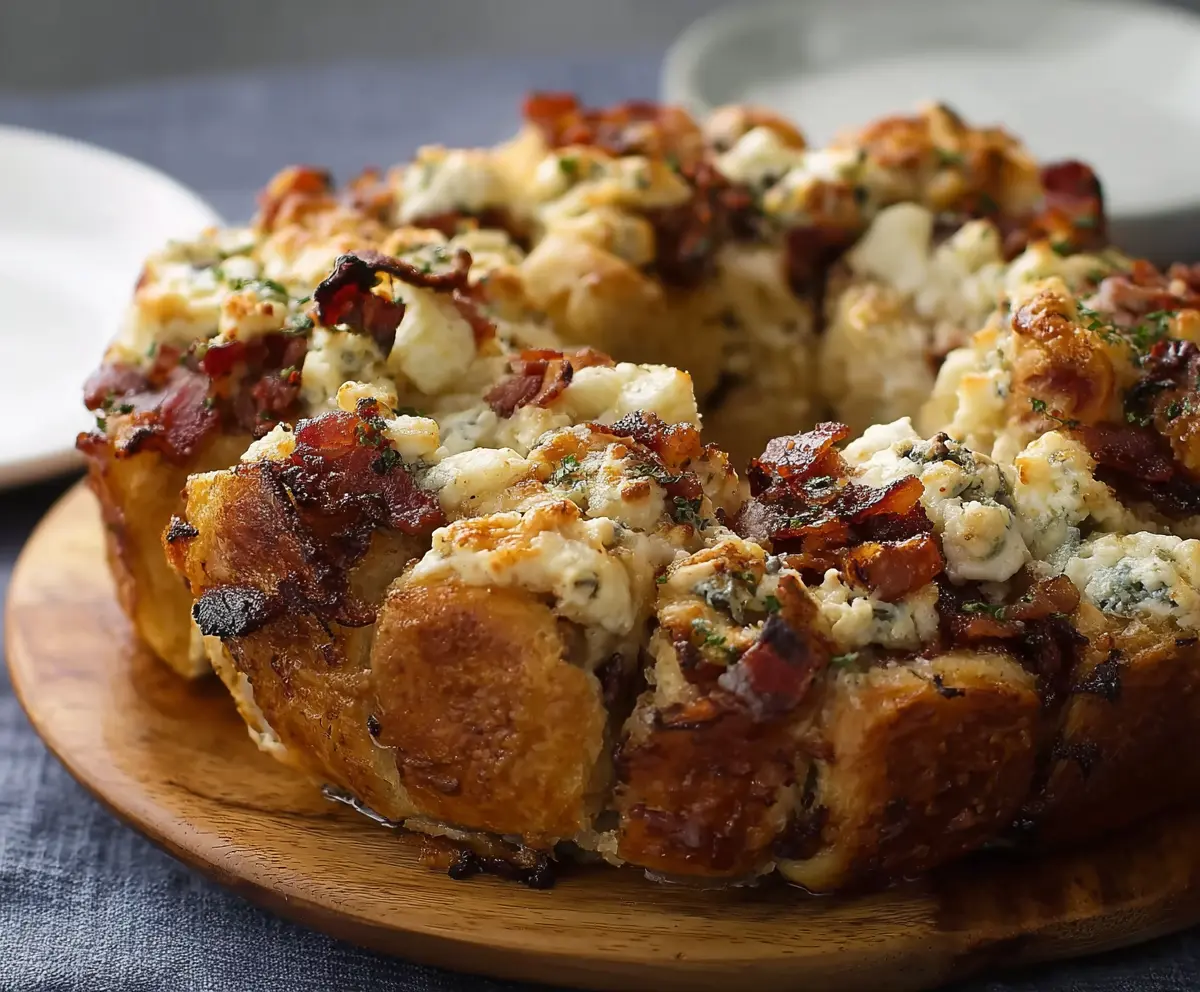 Bacon Gorgonzola Pull Aparts