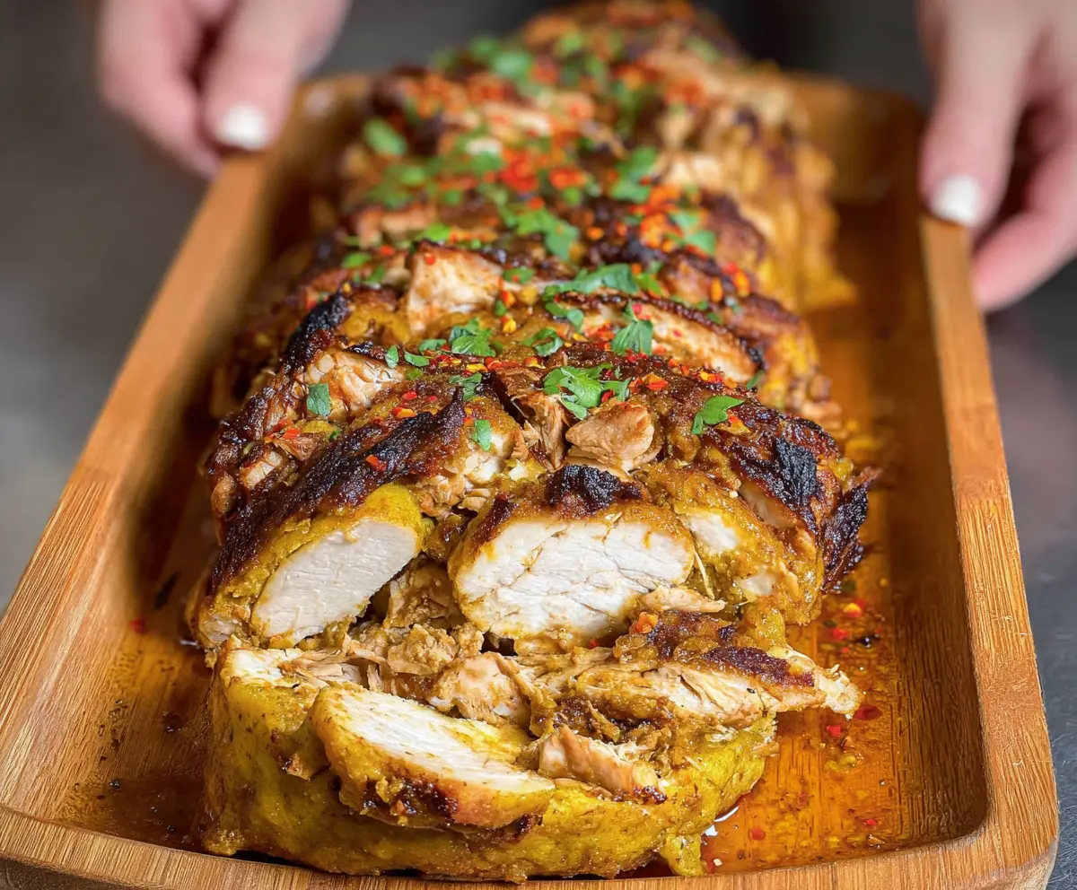 Chicken Shawarma in a Loaf Pan