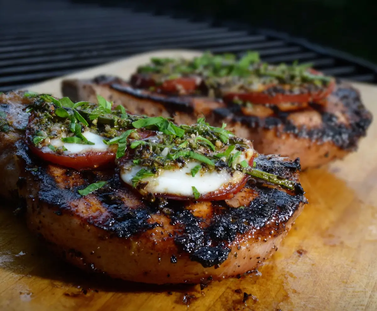 Grilled Italian Pork Chops
