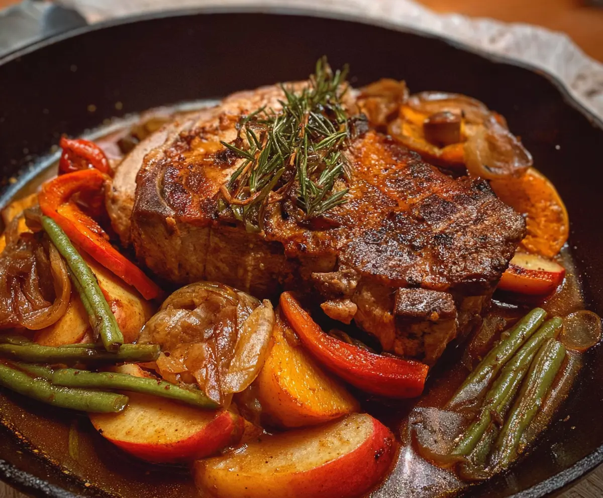 Mediterranean Pork & Apples