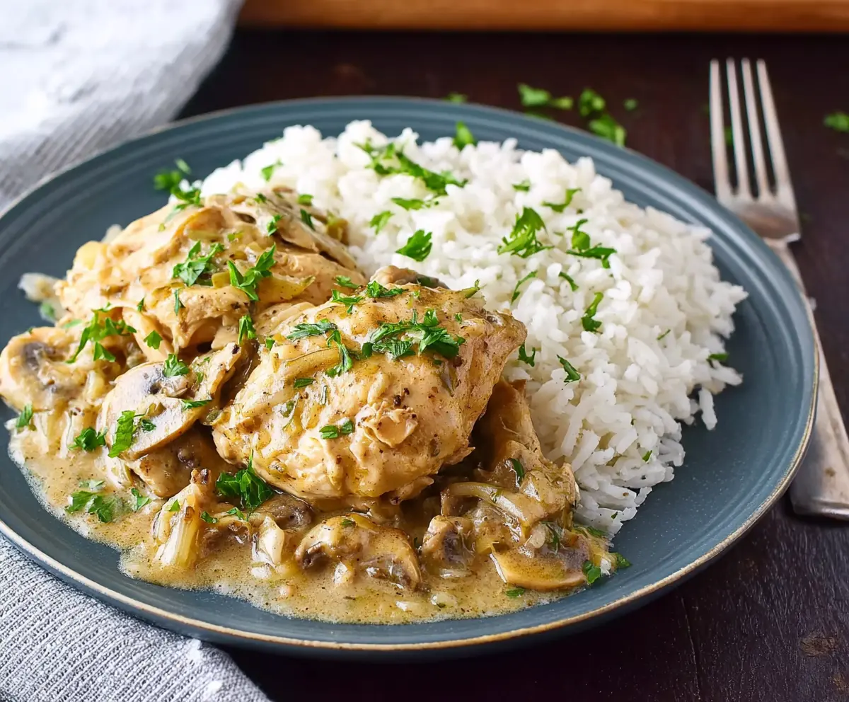 Slow Cooker Chicken and Gravy