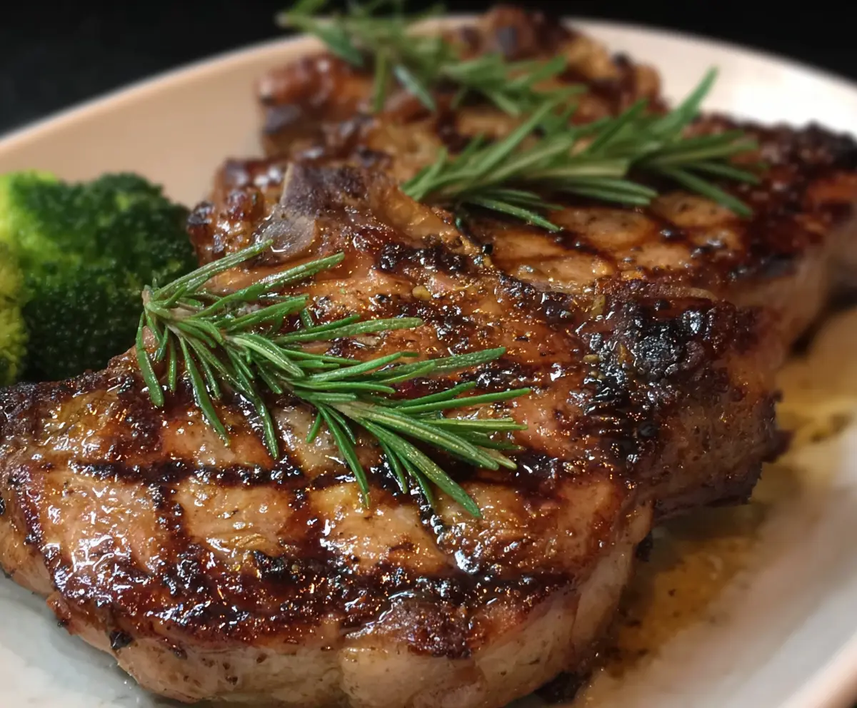 Grilled Rosemary Pork Chops