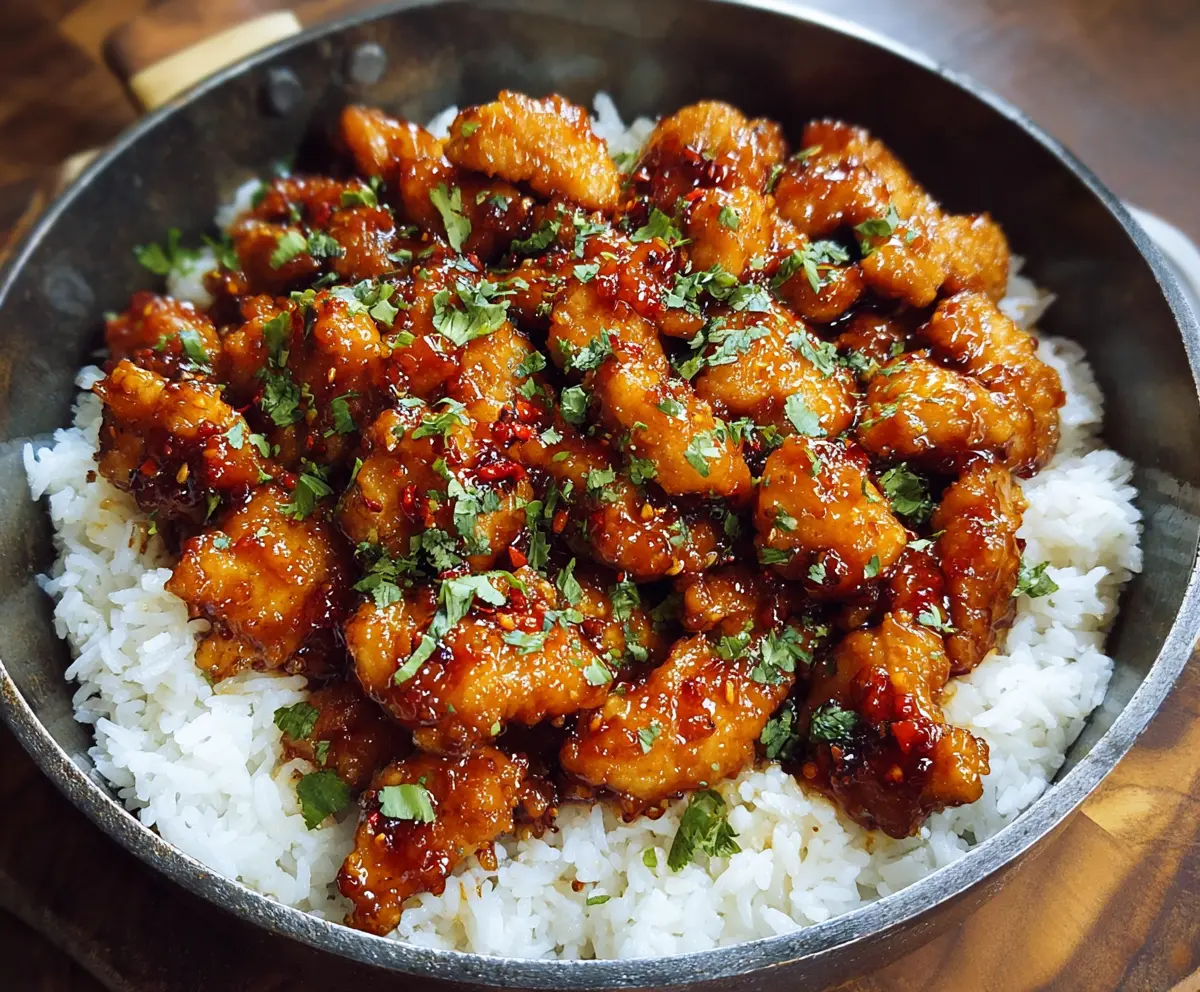 Chinese Honey Garlic Chicken