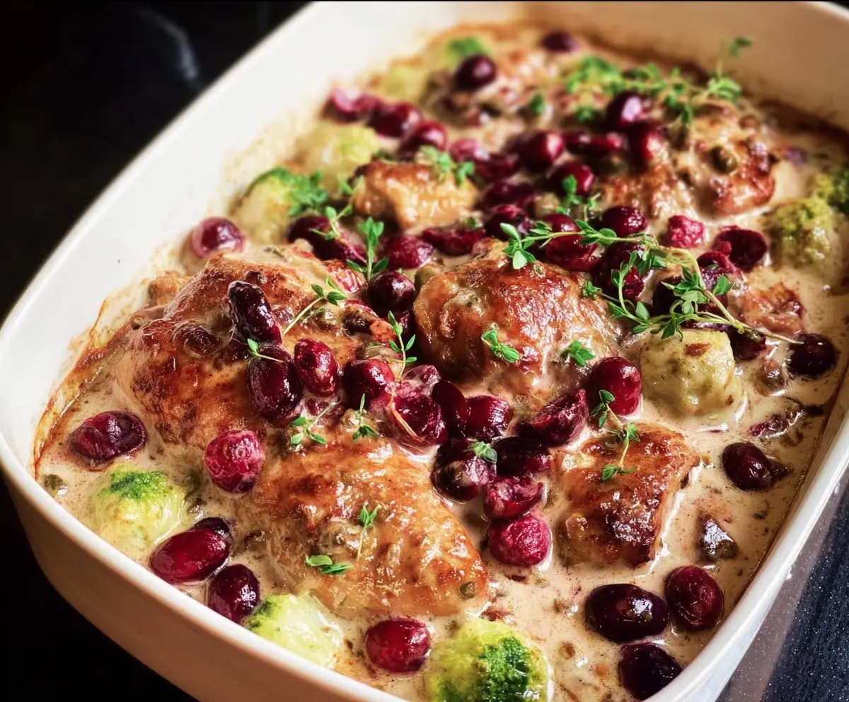 Creamy Cranberry Chicken
