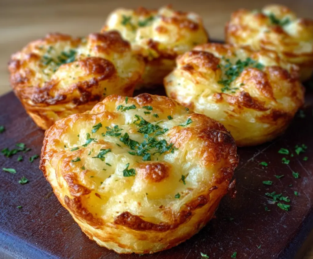 Delicious creamy potato puffs filled with cheese, perfect appetizer for parties.