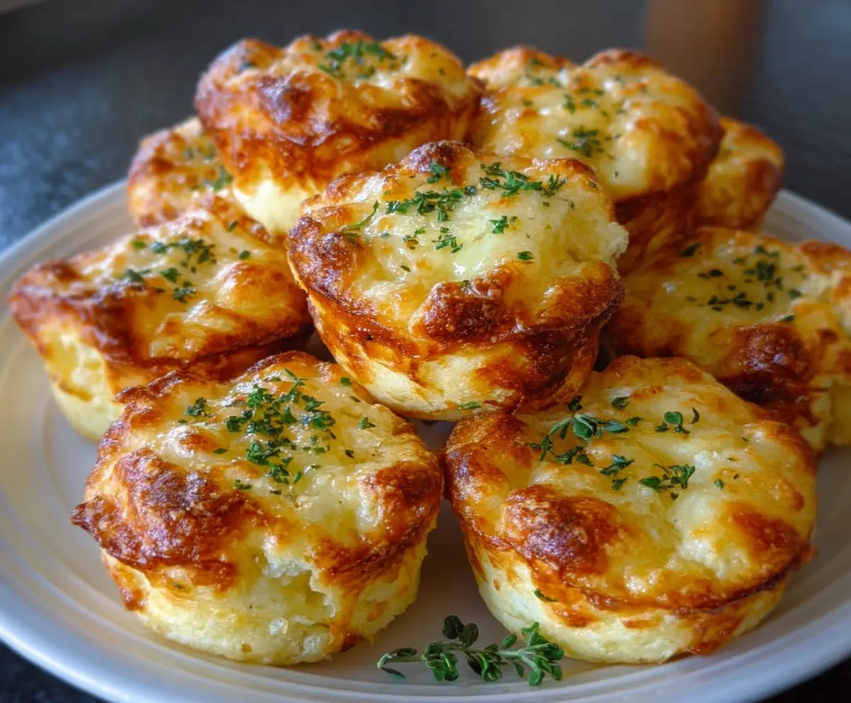 Creamy Potato Puffs with Cheese Delight