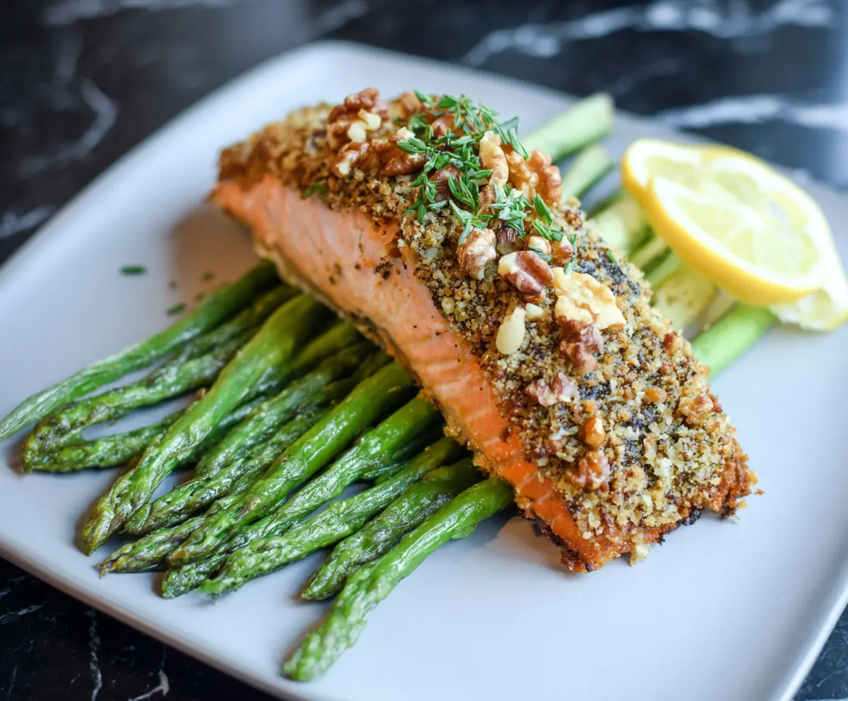 Walnut Crusted Salmon