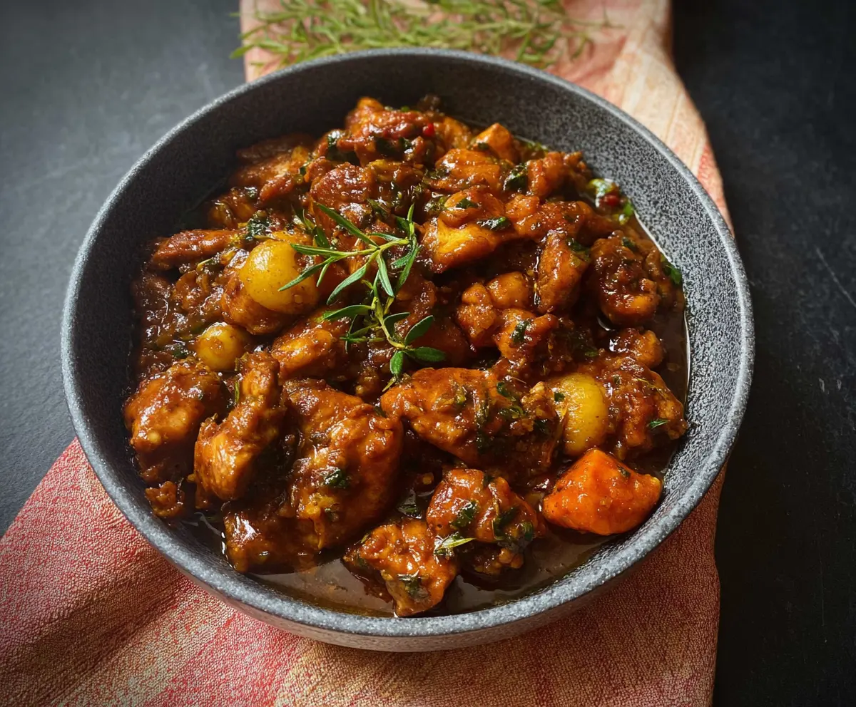 Boneless Brown Stew Chicken