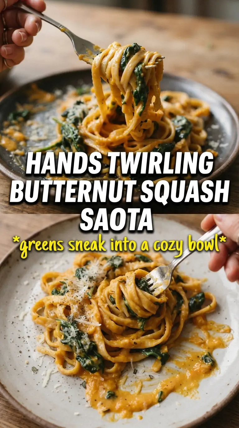 Creamy Butternut Squash Pasta With Sausage and Spinach creamy sausage rigatoni