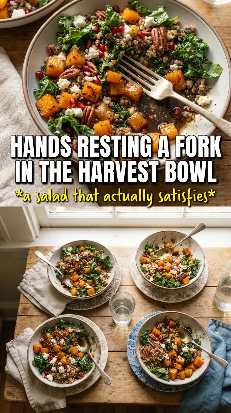 Harvest Bowls With Fig Balsamic Vinaigrette colorful autumn grain bowl