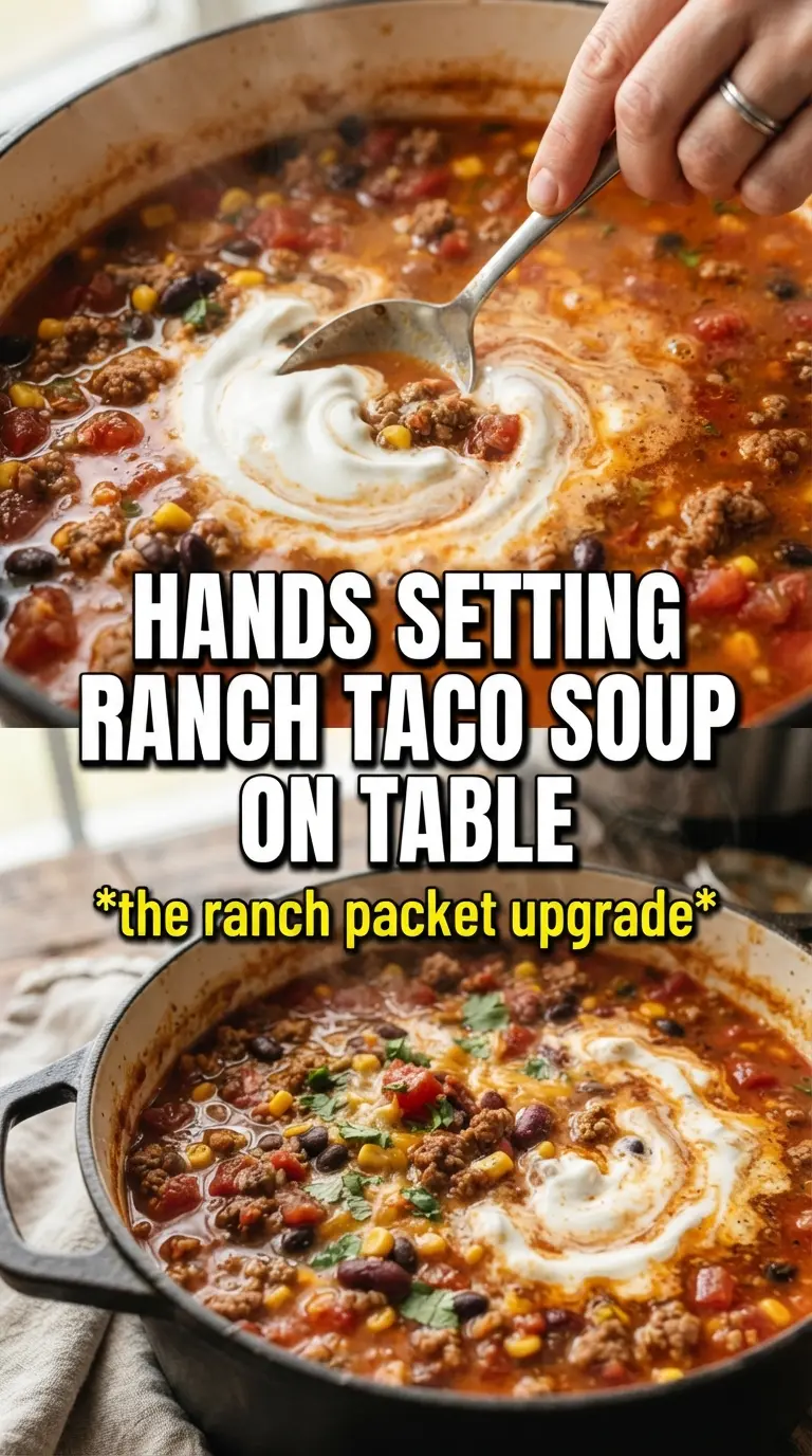 Taco Soup With Ranch Packet, Tex-Mex, hearty