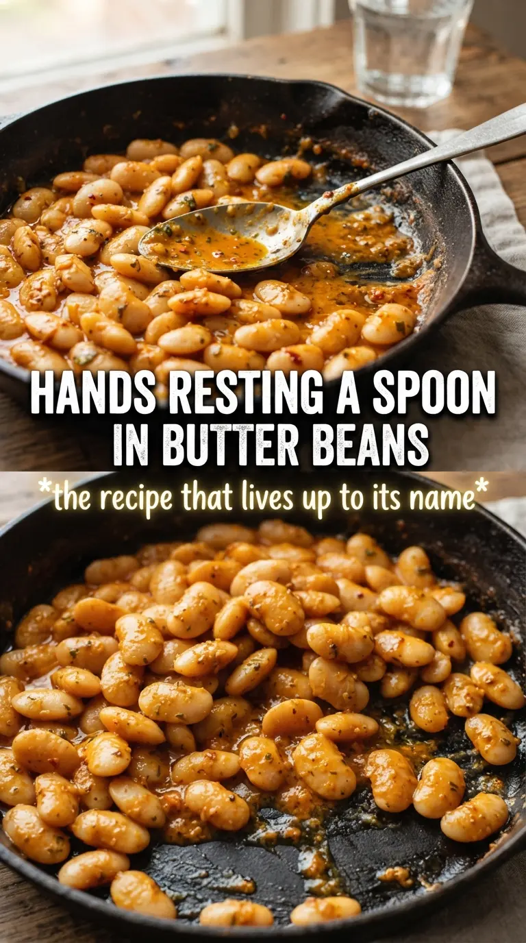Tuscan Marry Me Butter Beans creamy savory spinach
